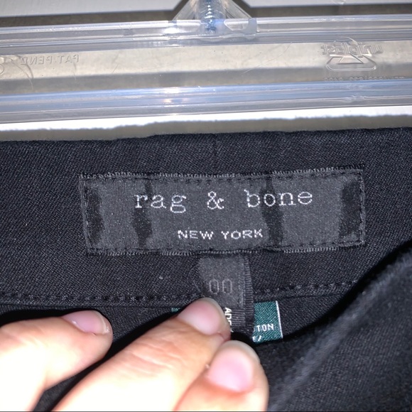 Rag & Bone Black Stretch Pointe Pants - Picture 2 of 4